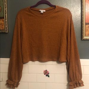 Burnt Orange Crop Top